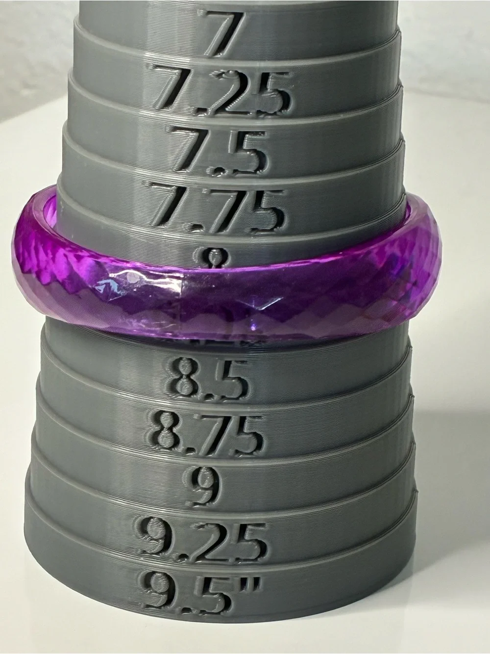 Source Unknown Colorful Resin Bangle Set - Purple, Teal, Green, Amber